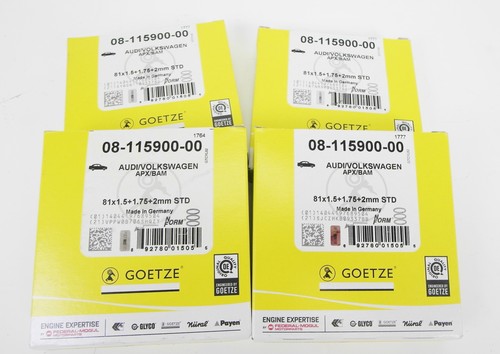 Set coated götze piston - set,
