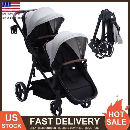 Double stroller track tandem - double,
