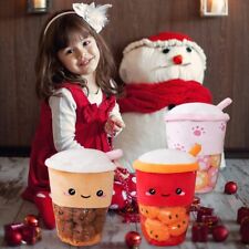 Bubble Tea Boba Cup Squishmallow Plush Toy Pillow Cushion Kids Birthday Gift new