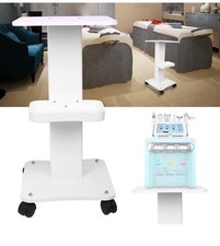 Heavy White Beauty Salon Trolley Stand SPA Salon Storage Cart Trolley UK