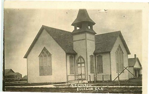 Real photo postcard methodist - photo,