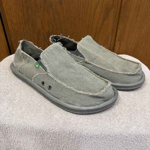 Sanuk vagabond gray canvas - sanuk,