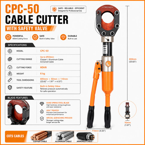 Cpc 60kn hydraulic cable - hydraulic,