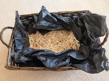 Hamper Basket New With Shredded Paper  40cm X  30cm X 17cm Approx
