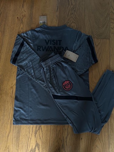 Psg tracksuit grey with red - psg,