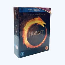 The Hobbit - The Motion Picture Trilogy Box Set (Blu-ray, 2015) VGC