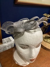 Ladies Silver Fascinator  On