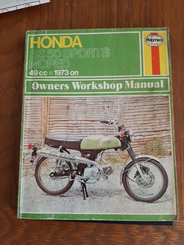Honda ss50 sports workshop - honda,