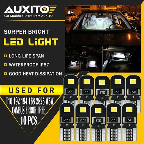 10x t10 car bulbs - 10x,