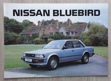 Nissan Bluebird Range Brochure 1984 - DX  GL  SGL  ZX Turbo  Saloon  Estate