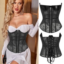 Women Boned Corset Ladies Bust