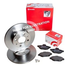 FOR AUDI A8 6.0 W12 D3 (4E) BREMBO REAR BRAKE DISCS 280MM & BRAKE PADS SET