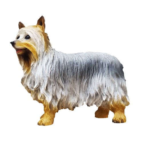 Silky terrier figurine hand - silky,