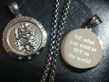 Mens personalised large silver - personalised,