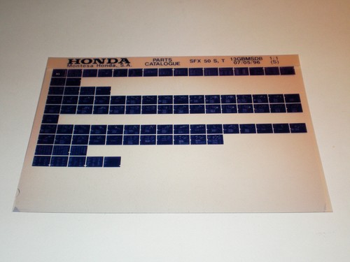 Microfiche spare parts catalog - spare,
