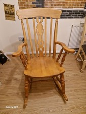 Wooden Rocking Chair brown