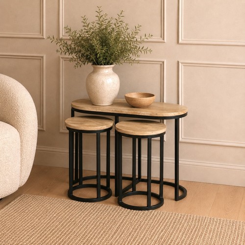 Piece nesting table set - 3,