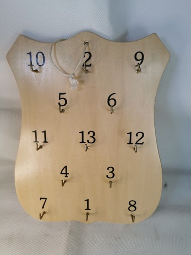 Wooden numbered ring toss - numbered,