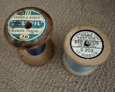 Vintage Wooden Cotton Reels X