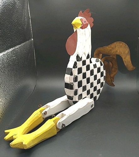 Folk art rooster chicken - folk,