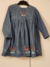 M&S Baby Girls Denim Dress