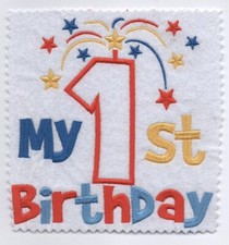 Hand Made Embroidered  Card