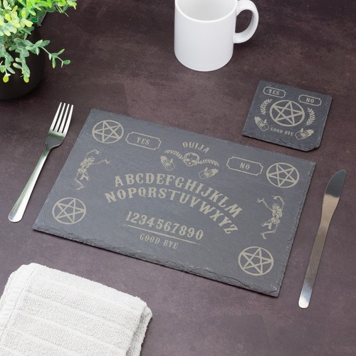 Ouija board slate placemat - ouija,