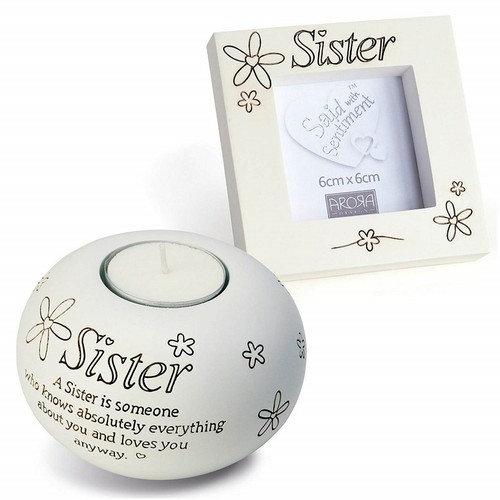 Sister photo frame - photo, candle