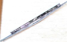 LARGE CORSAIR BLACK & CHROME FORD CAR BADGE 42cm. long