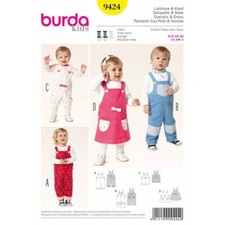 Burda Kids Pinafore Dungarees