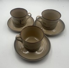 Denby Savoy 3 Tea Cups And