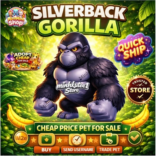 Silverback gorilla adopt - ✨,