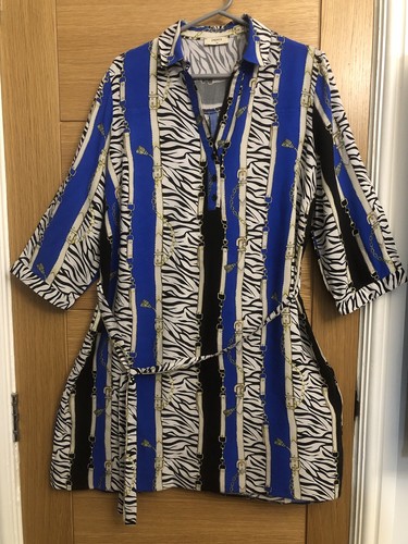 Papaya blue shirt dress - shirt,