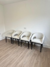 4x Danetti Heath Ivory Dining Chairs (Brand New)