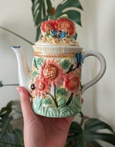 Vintage sunflower ceramic - sunflower,