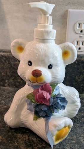 Vintage teddy bear soap lotion - teddy,