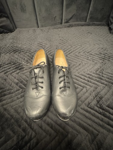 Bloch black leather tap shoes - black,