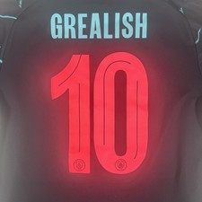 Rare Original GREALISH 10 Manchester City 2023/2024 Third Football Shirt Medium