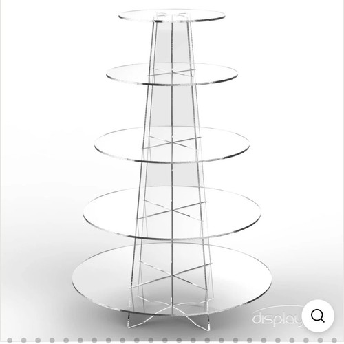 Tier clear perspex acrylic - 5,