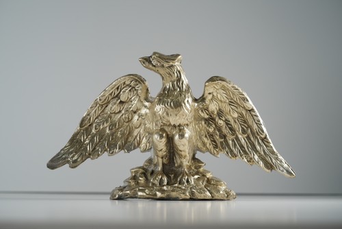 Vintage heavy cast brass - cast, eagle