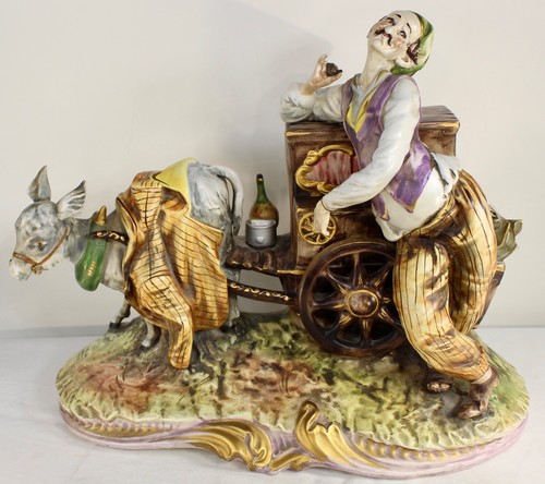 Capodimonte figure old - capodimonte, man