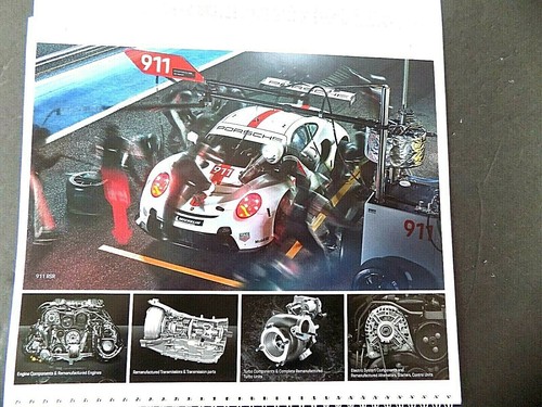 2021 porsche calendar new