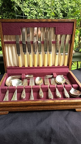 Vintage art deco cutlery - art,