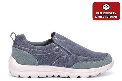 Mens canvas memory foam deck - mens,