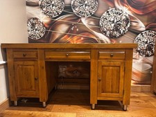 Hercules Oak Desk with drawers
