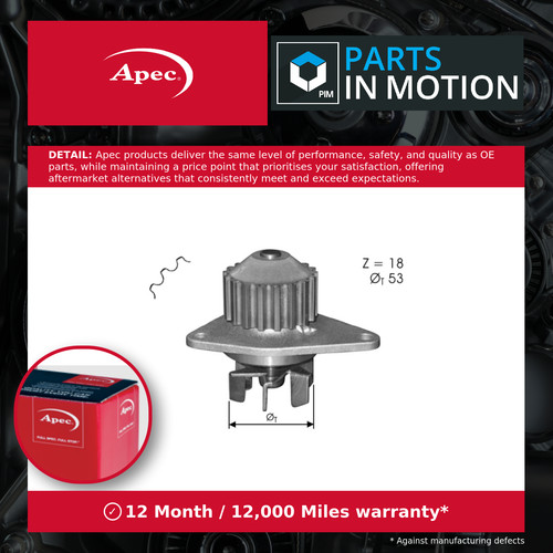 Water pump fits - water,