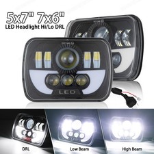 Pair 5x7" 7x6"Inch Square LED