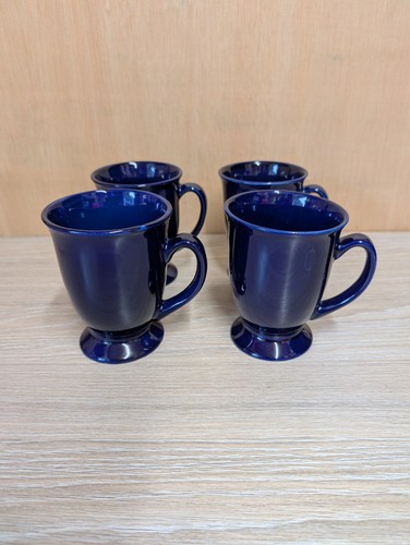 Denby blue stoneware mug set - denby,