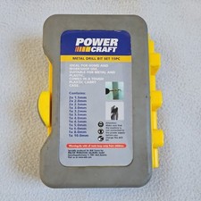 Power Craft 15 Piece Metal Drill Bit Set 1.5-10mm