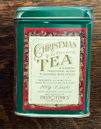 Vintage tea caddy past times - tea, 'past